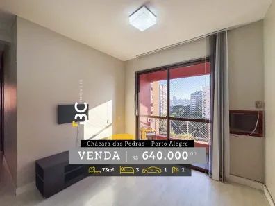 Apartamento com 3 Quartos à venda, 73m² no Chácara das Pedras, Porto Alegre