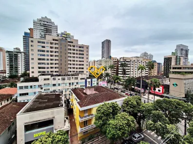 Apartamento com 3 Quartos para alugar, 133m² no Gonzaga, Santos