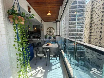 Apartamento com 2 Quartos para alugar, 65m² no Pitangueiras, Guarujá
