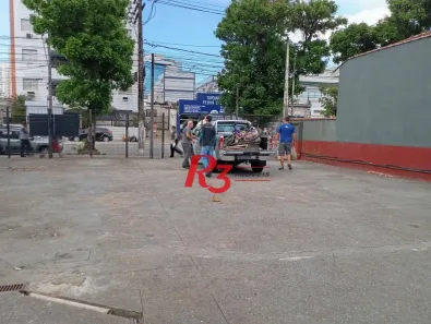 Lote/Terreno para alugar, 480m² no Aparecida, Santos