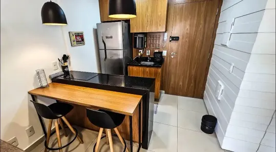 Apartamento com 1 Quarto para alugar, 33m² no Jardim Tarraf II, São José do Rio Preto