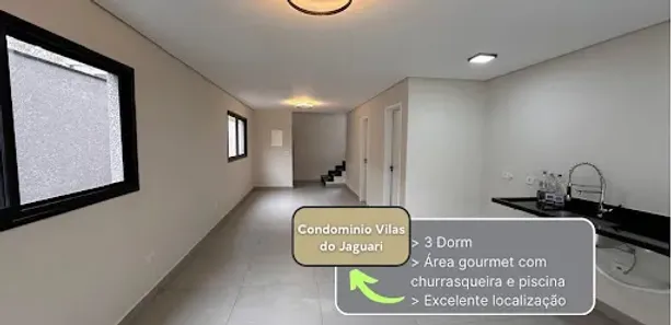 Casa com 3 Quartos à venda, 131m² no Villas do Jaguari, Santana de Parnaíba