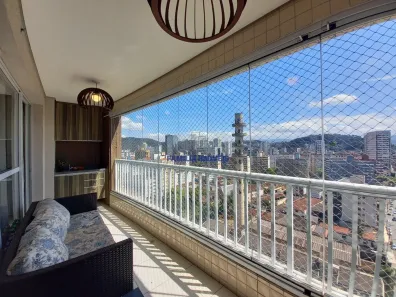 Apartamento com 3 Quartos à venda, 92m² no Vila Mathias, Santos