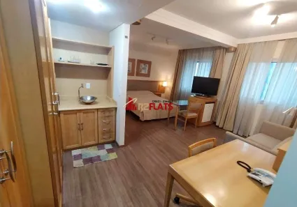 Flat com 1 Quarto para alugar, 38m² no Pinheiros, São Paulo