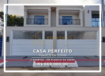 Casa com 3 Quartos à venda, 129m² no Planície da Serra, Serra
