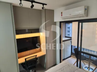 Apartamento com 1 Quarto para alugar, 25m² no Brooklin Paulista, São Paulo