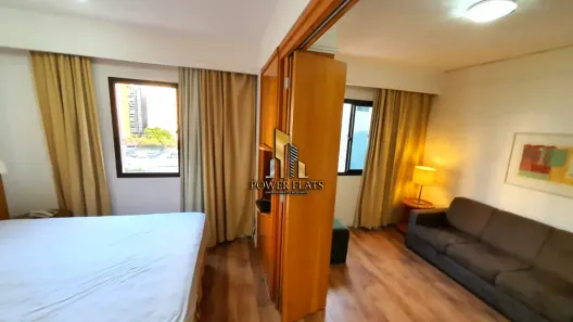 Flat com 1 Quarto para alugar, 30m² no Moema, São Paulo
