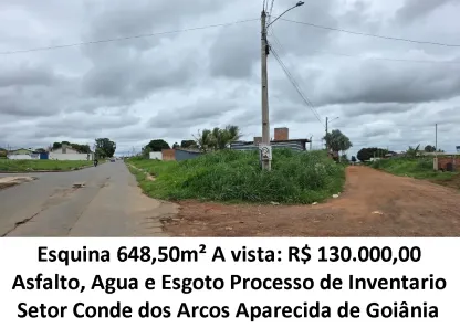 Lote/Terreno à venda, 648m² no Setor Conde dos Arcos Complemento, Aparecida de Goiânia