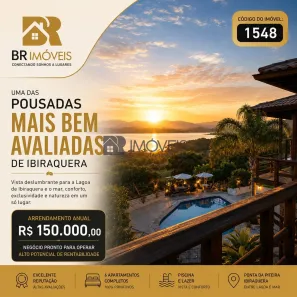 Imóvel Comercial com 6 Quartos para alugar, 1150m² no Ibiraquera, Imbituba