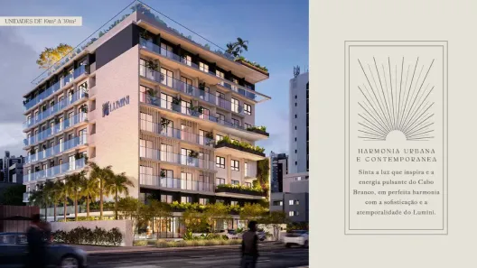 Flat com 1 Quarto à venda, 2172m² no Cabo Branco, João Pessoa