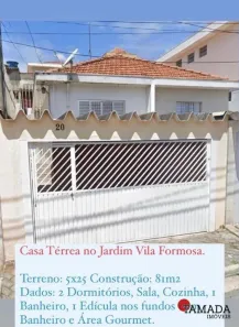 Casa com 2 Quartos à venda, 81m² no Jardim Vila Formosa, São Paulo