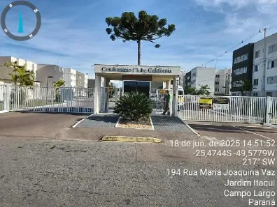 Apartamento com 2 Quartos à venda, 40m² no Jardim Itaqui, Campo Largo