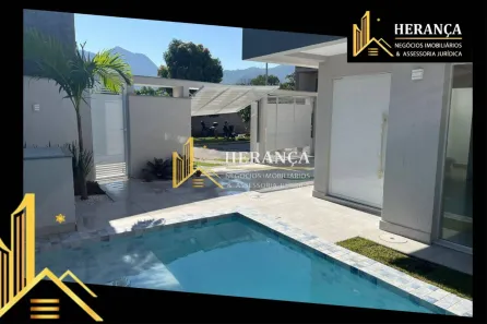 Casa de Condomínio com 4 Quartos para venda ou aluguel, 220m² no Vargem Pequena, Rio de Janeiro