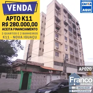 Apartamento com 2 Quartos à venda, 70m² no Caonze, Nova Iguaçu