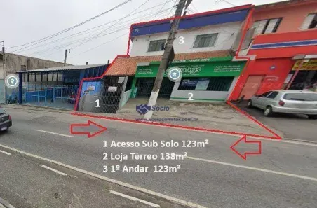 Prédio Comercial à venda, 384m² no Vila Monte Belo, Itaquaquecetuba