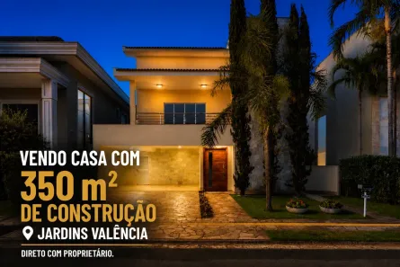 Casa de Condomínio com 5 Quartos à venda, 351m² no Jardins Valência, Goiânia
