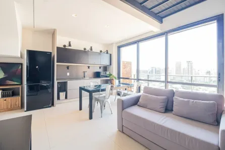 Apartamento com 1 Quarto para alugar, 75m² no Vila Nova Conceição, São Paulo