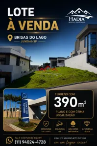 Lote/Terreno à venda, 390m² no Jardim Novo Mundo, Jundiaí