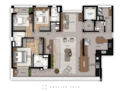 Apartamento com 3 Quartos à venda, 160m² no Vila Olímpia, São Paulo