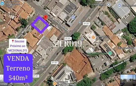 Lote/Terreno com 1 Quarto à venda, 540m² no Vila Bourbon (Sousas), Campinas