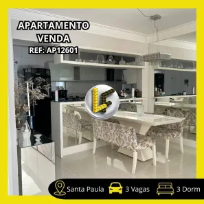 Apartamento com 3 Quartos à venda, 127m² no Santa Paula, São Caetano do Sul