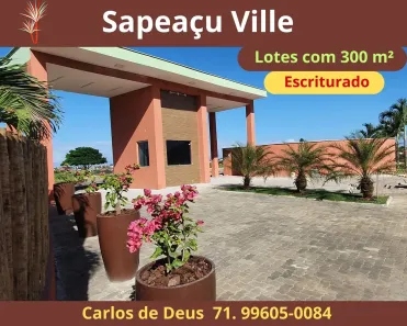Lote/Terreno à venda, 300m² no , Sapeaçu