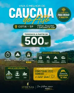 Lote/Terreno à venda, 500m² no Centro (Caucaia do Alto), Cotia