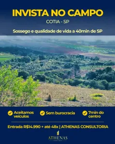 Lote/Terreno à venda, 500m² no Recreio Topázio (Caucaia do Alto), Cotia
