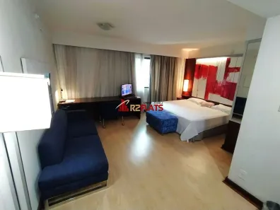 Apartamento com 1 Quarto para alugar, 29m² no Indianópolis, São Paulo