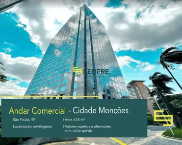 Imóvel Comercial para alugar, 618m² no Brooklin Paulista, São Paulo