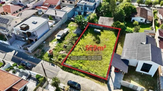 Lote/Terreno à venda, 508m² no Bela Vista, Gaspar