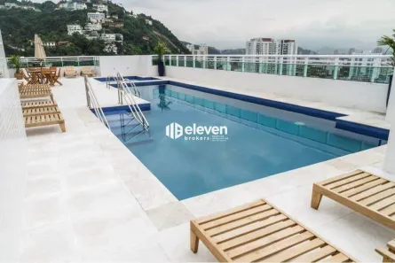 Apartamento com 3 Quartos para alugar, 89m² no José Menino, Santos