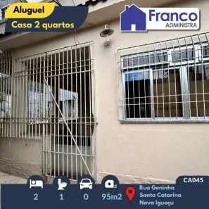 Imóvel Comercial com 2 Quartos para alugar, 95m² no Santa Catarina, Nova Iguaçu