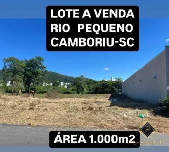 Lote/Terreno à venda, 1000m² no Rio Pequeno, Camboriú