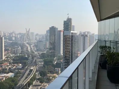 Apartamento com 1 Quarto para venda ou aluguel, 41m² no Cidade Monções, São Paulo