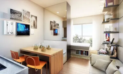 Flat com 1 Quarto para alugar, 35m² no Granja Viana, Cotia