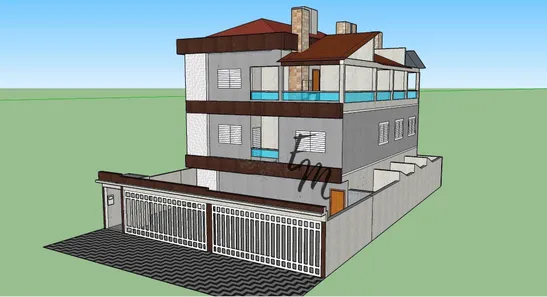 Casa de Condomínio com 3 Quartos à venda, 78m² no Boqueirão, Praia Grande