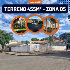 Lote/Terreno à venda, 455m² no Zona 06, Maringá