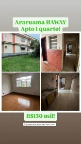 Apartamento com 1 Quarto à venda, 53m² no Haway, Araruama