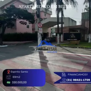 Apartamento com 3 Quartos à venda, 68m² no Espírito Santo, Betim