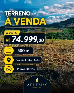 Lote/Terreno à venda, 500m² no Centro (Caucaia do Alto), Cotia