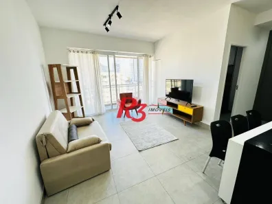 Apartamento com 1 Quarto para alugar, 60m² no Gonzaga, Santos