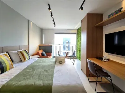 Apartamento com 1 Quarto para alugar, 26m² no Sumaré, São Paulo