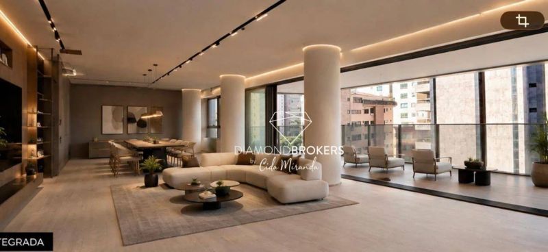 Apartamento com 4 quartos — Lourdes, Belo Horizonte