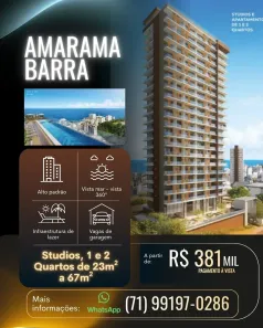 Apartamento com 1 Quarto à venda, 23m² no Barra, Salvador