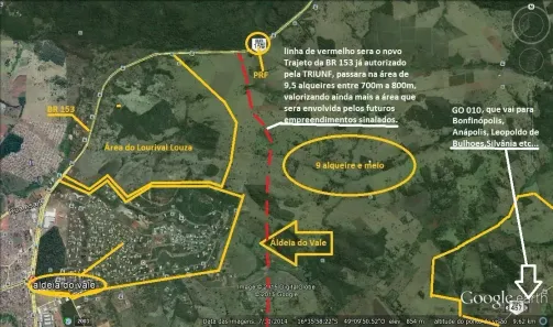 Fazenda/Sítio com 3 Quartos à venda, 90000m² no Residencial Aldeia do Vale, Goiânia