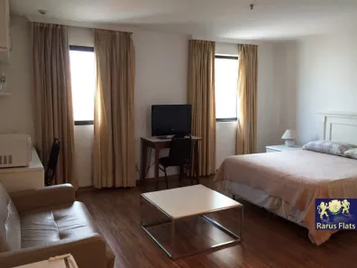 Flat com 1 Quarto para alugar, 32m² no Indianópolis, São Paulo