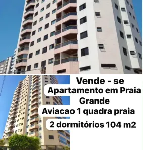 Apartamento com 2 Quartos à venda, 104m² no Aviação, Praia Grande