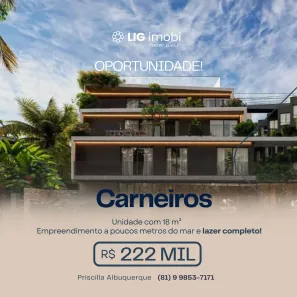 Apartamento com 1 Quarto à venda, 18m² no , Tamandaré