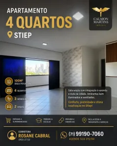 Apartamento com 4 Quartos à venda, 100m² no Stiep, Salvador